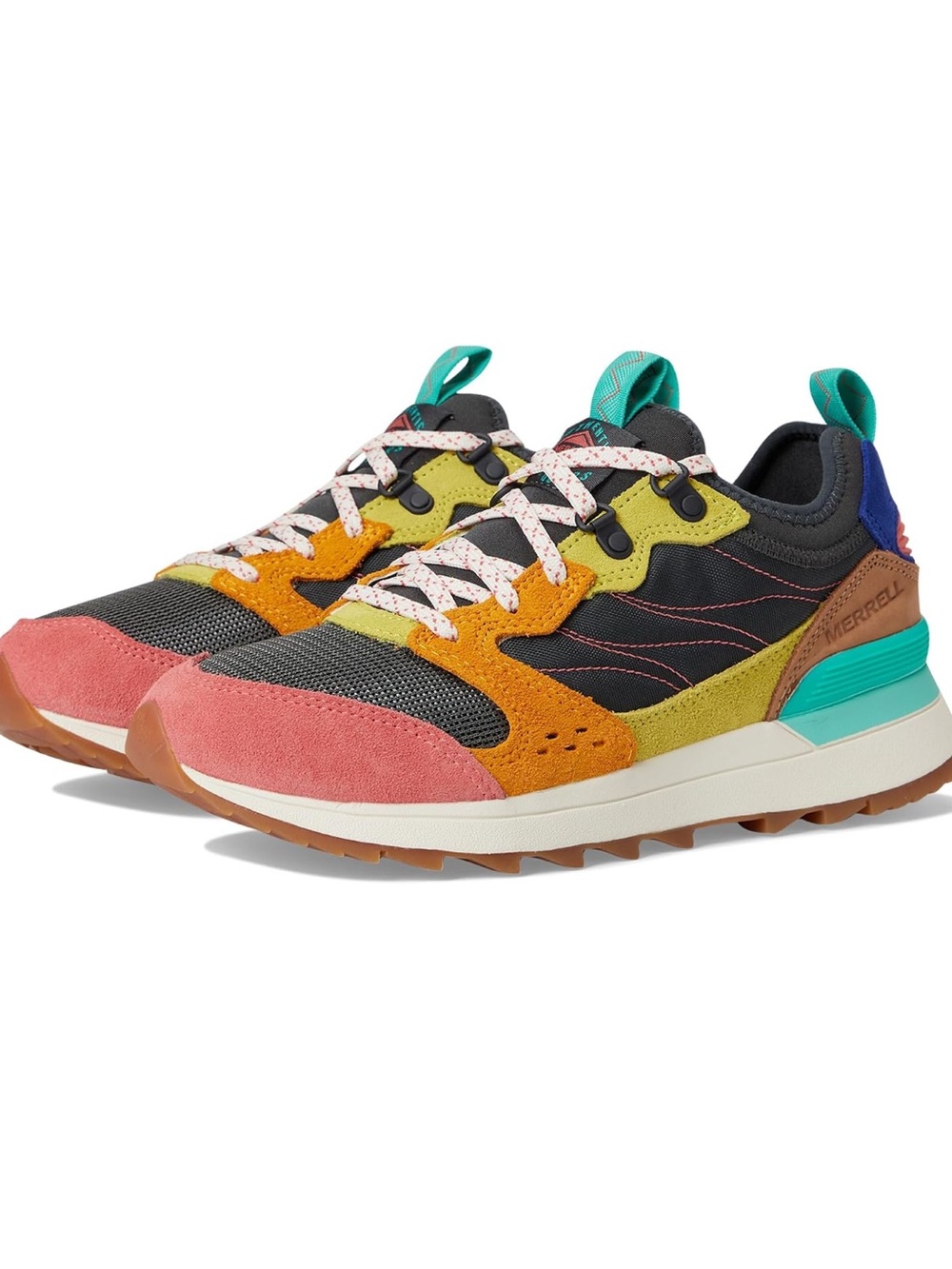 Merrell women’s Alpine 83 colorblock Multicolor Suede & Mesh Sneakers
